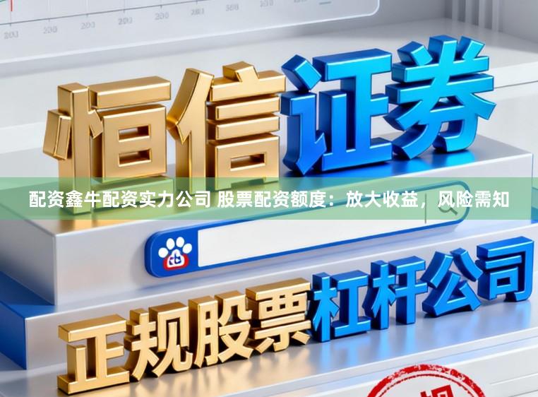配资鑫牛配资实力公司 股票配资额度：放大收益，风险需知